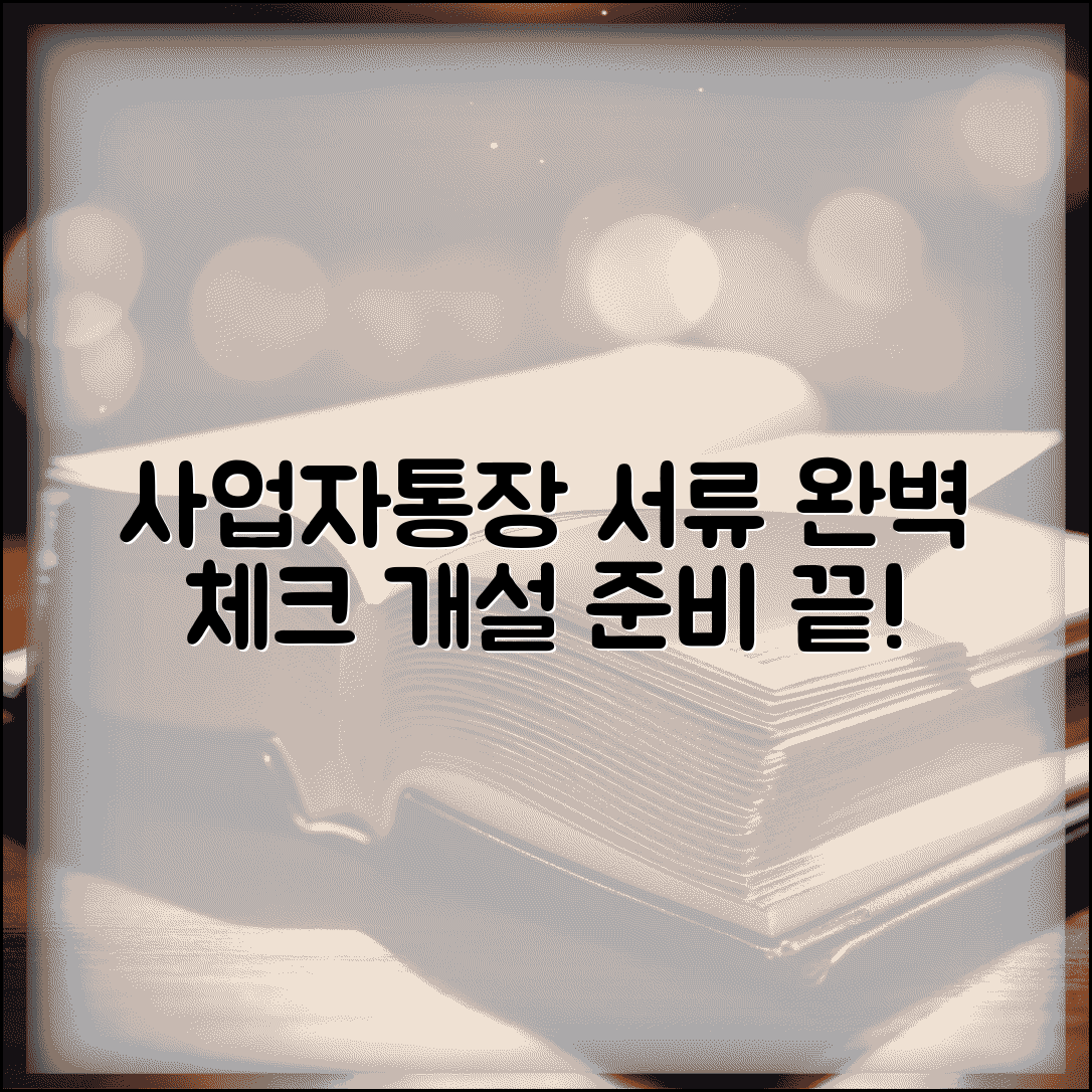 사업자통장 개설 서류 준비 목록 | 사업자통장 개설 서류 완벽 체크리스트
