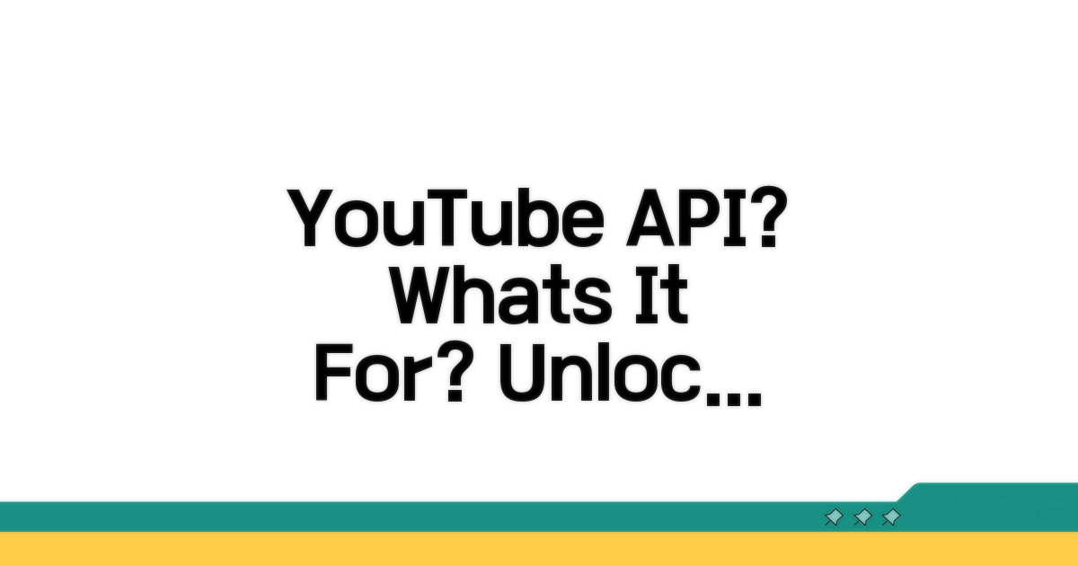 YouTube API 시스템, 무엇을 할까?