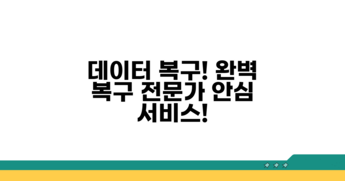 삭제 데이터 복구 전문 서비스란?