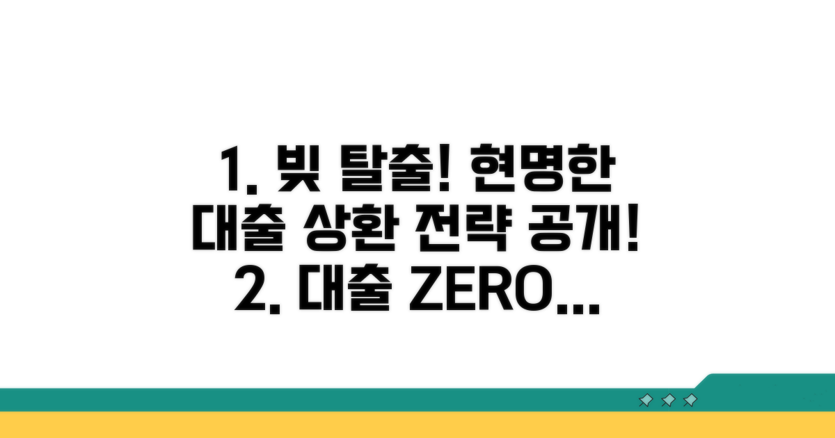 현명한 대출 상환 전략