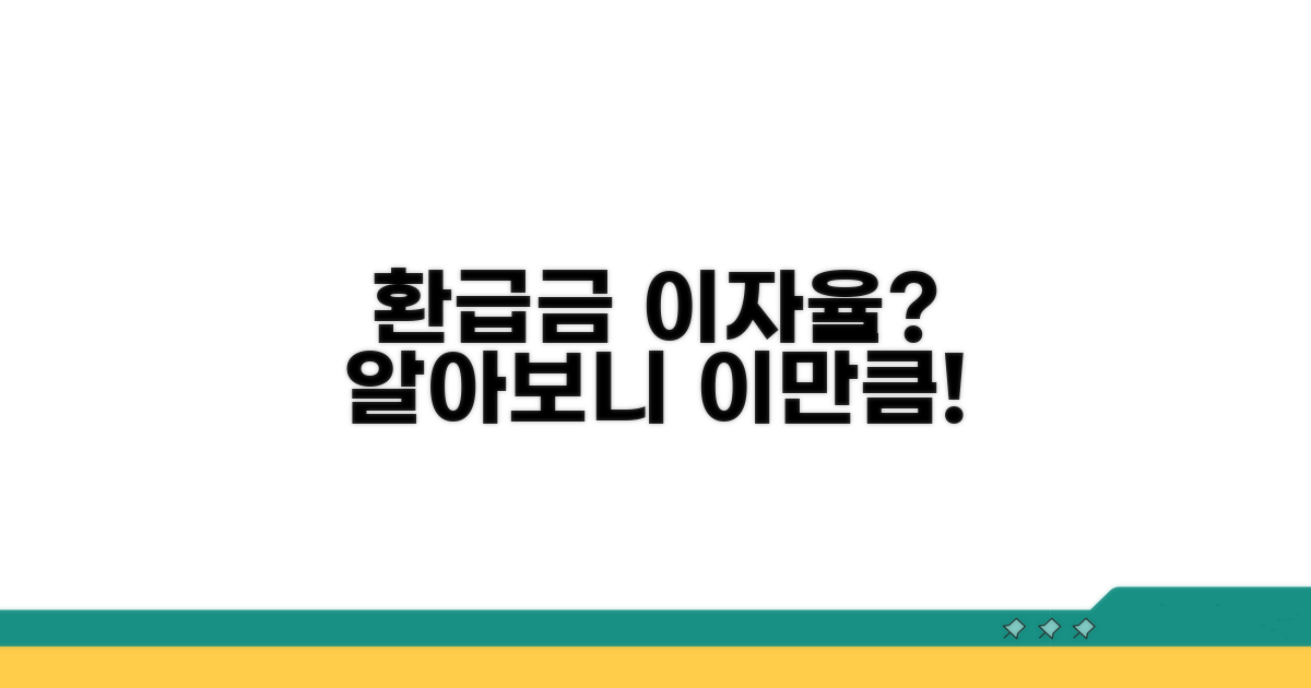 환급금 이자율은 얼마일까?