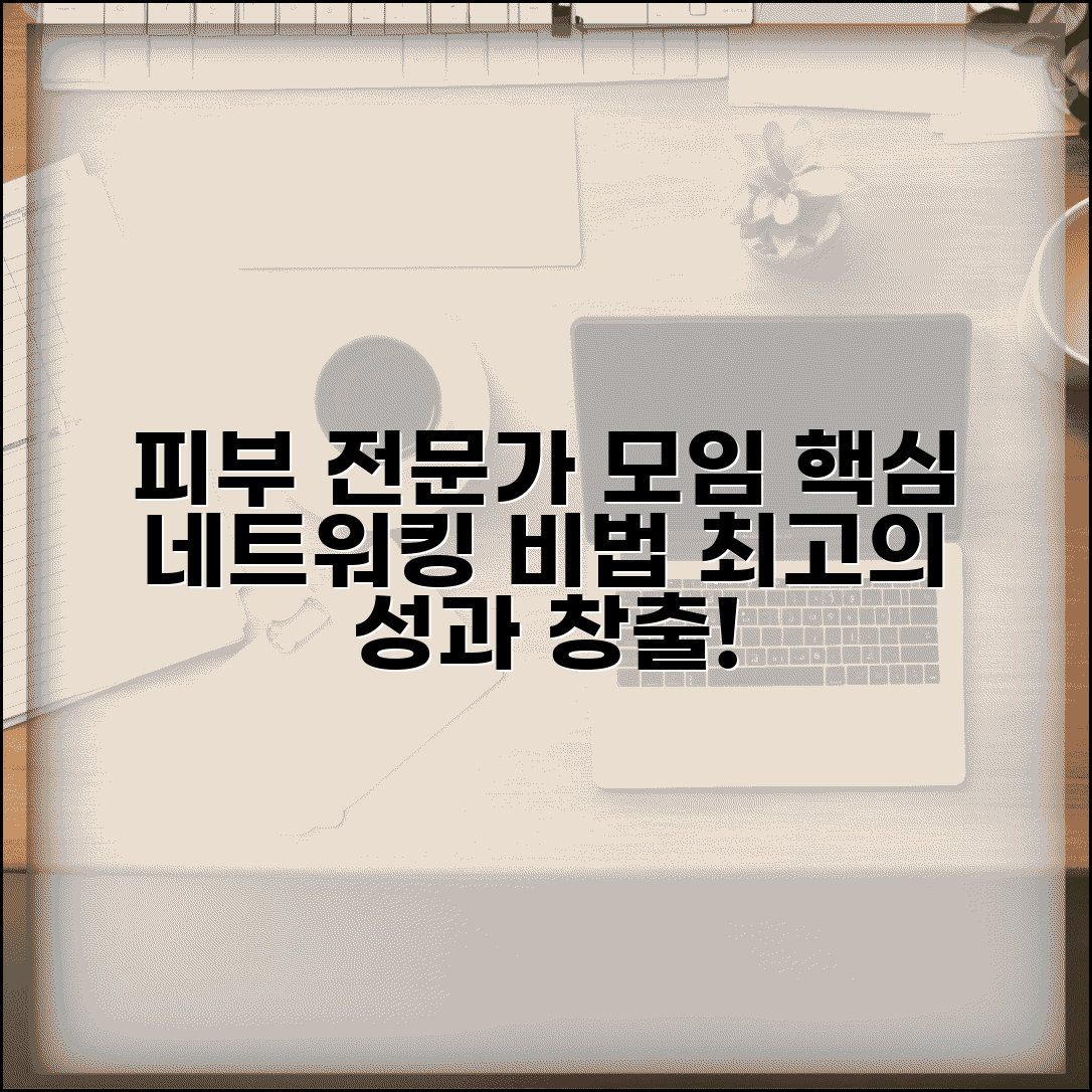 최고 피부관리사 모임 활용법과 전문가 네트워킹