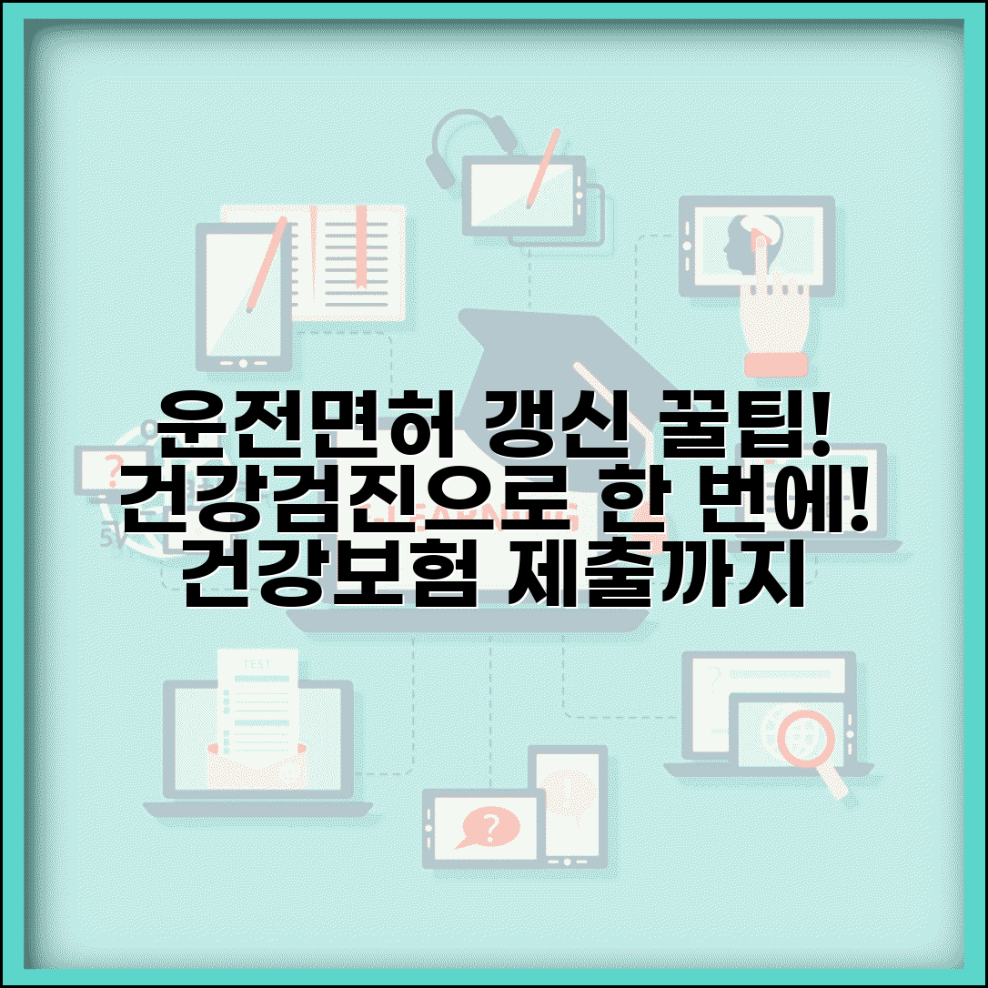 운전면허 갱신 건강검진 활용법과 국민건강보험 제출 방법