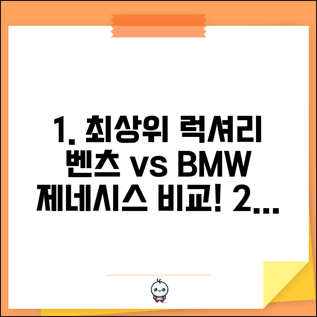 자동차 프리미엄 브랜드 등급 분류 | 럭셔리카 제네시스 벤츠 BMW 비교 및 추천