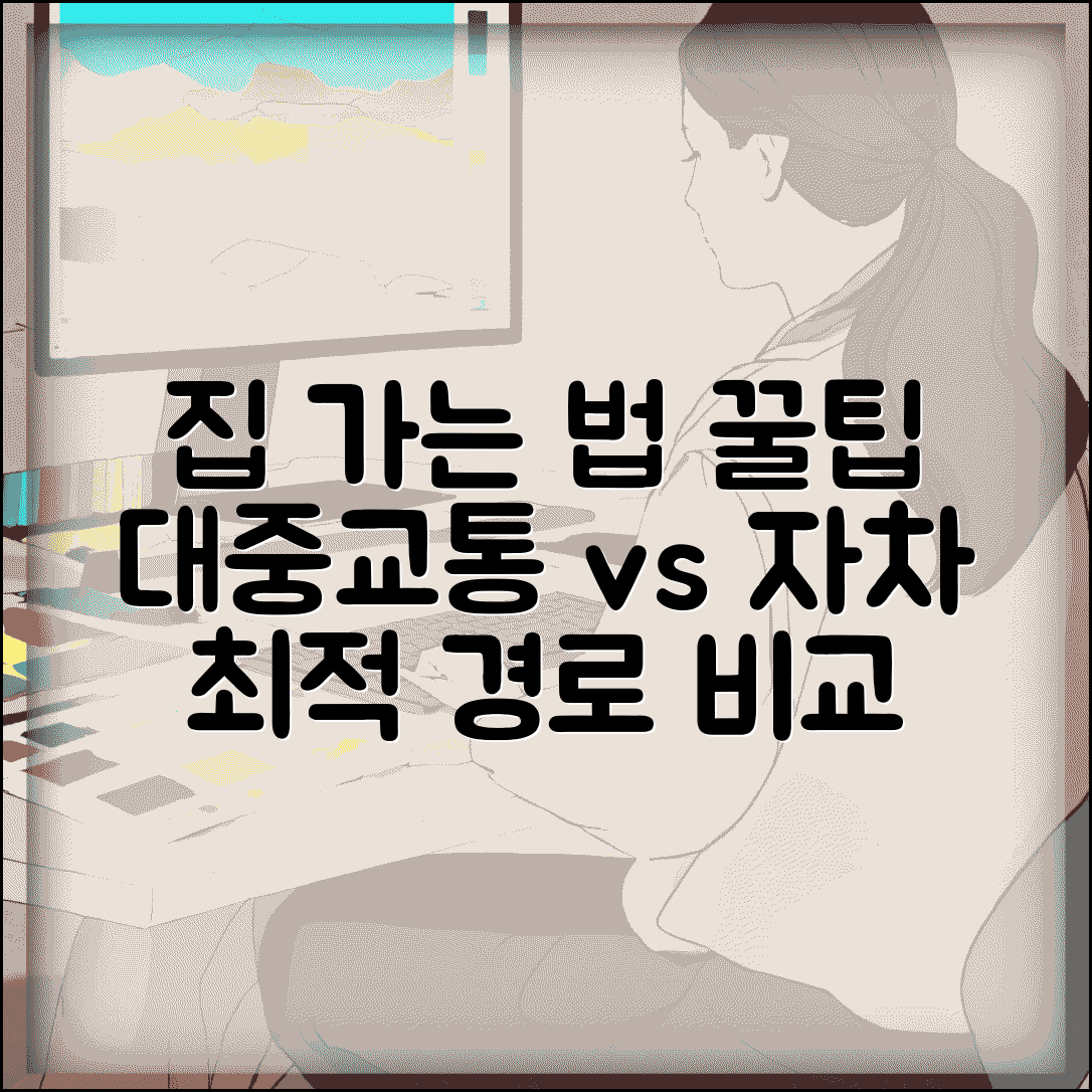 집 가는 방법 대중교통 자차 | 최적 교통편 찾는 꿀팁과 후기 비교