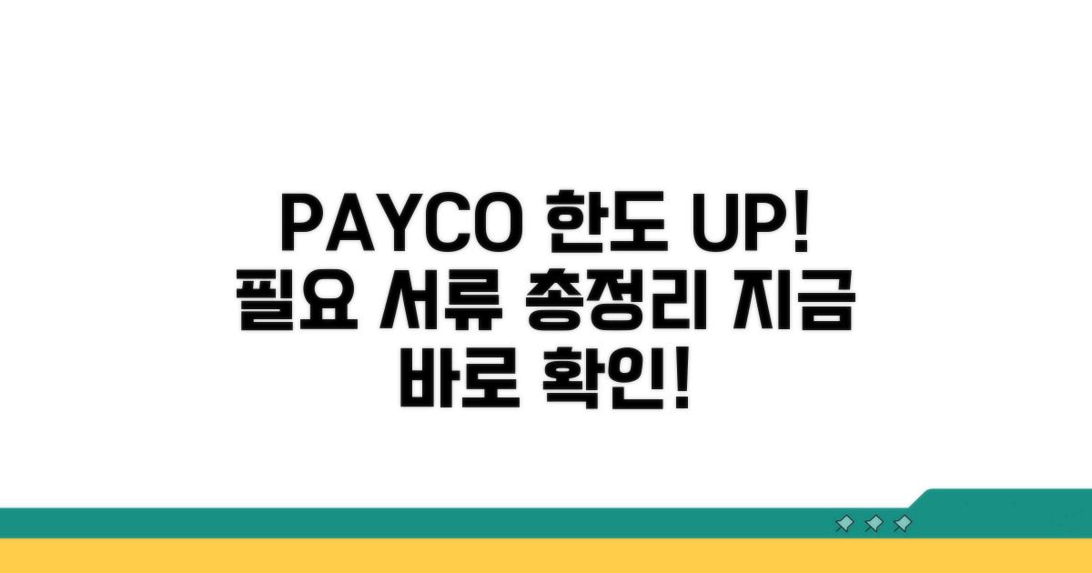 페이코 한도 늘리기, 필요한 서류는?