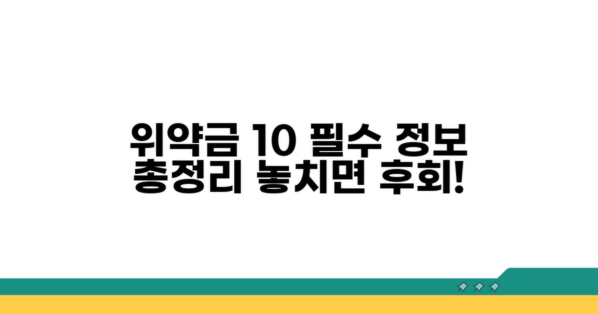 계약 위약금 10% 한도 총정리