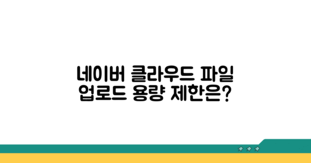 네이버 클라우드 파일 몇 개까지 업로드 | 네이버 마이박스 용량 제한