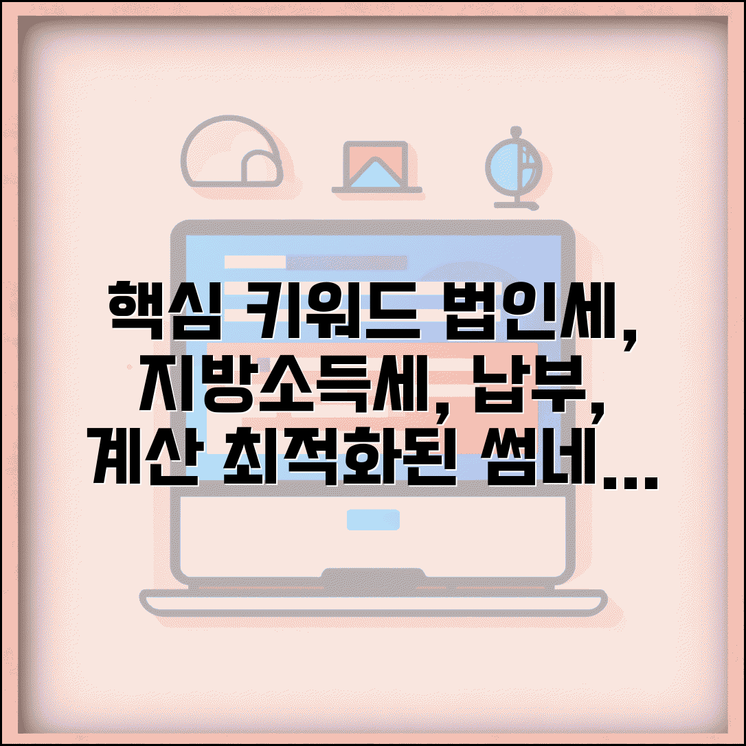 법인세할지방소득세 납부 | 법인세할 지방소득세 계산과 납부
