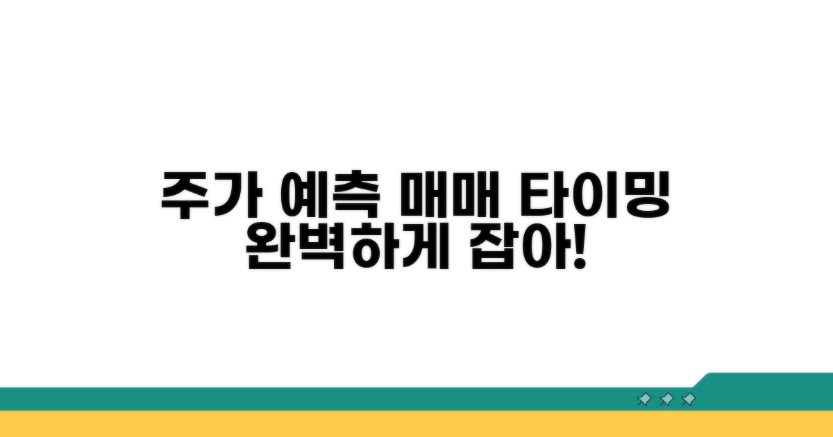 주가 변동 예측, 매매 타이밍 잡기