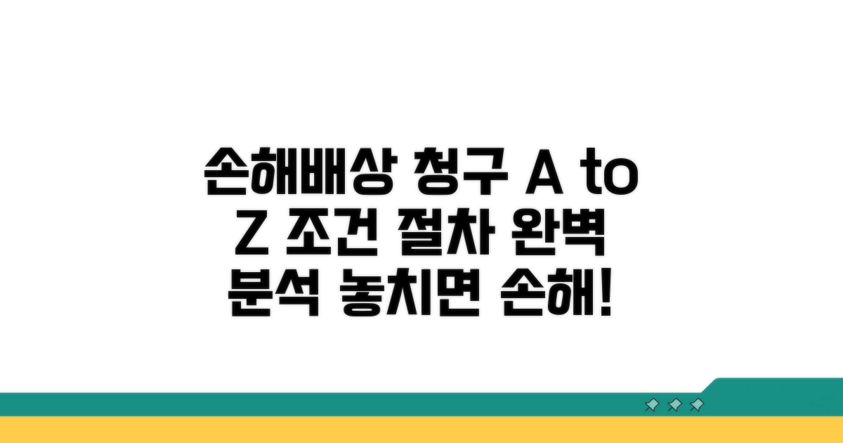 손해배상 청구 조건과 절차