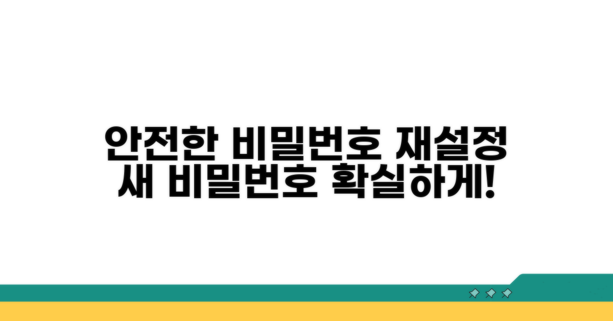 비밀번호 재설정 안전하게 하기