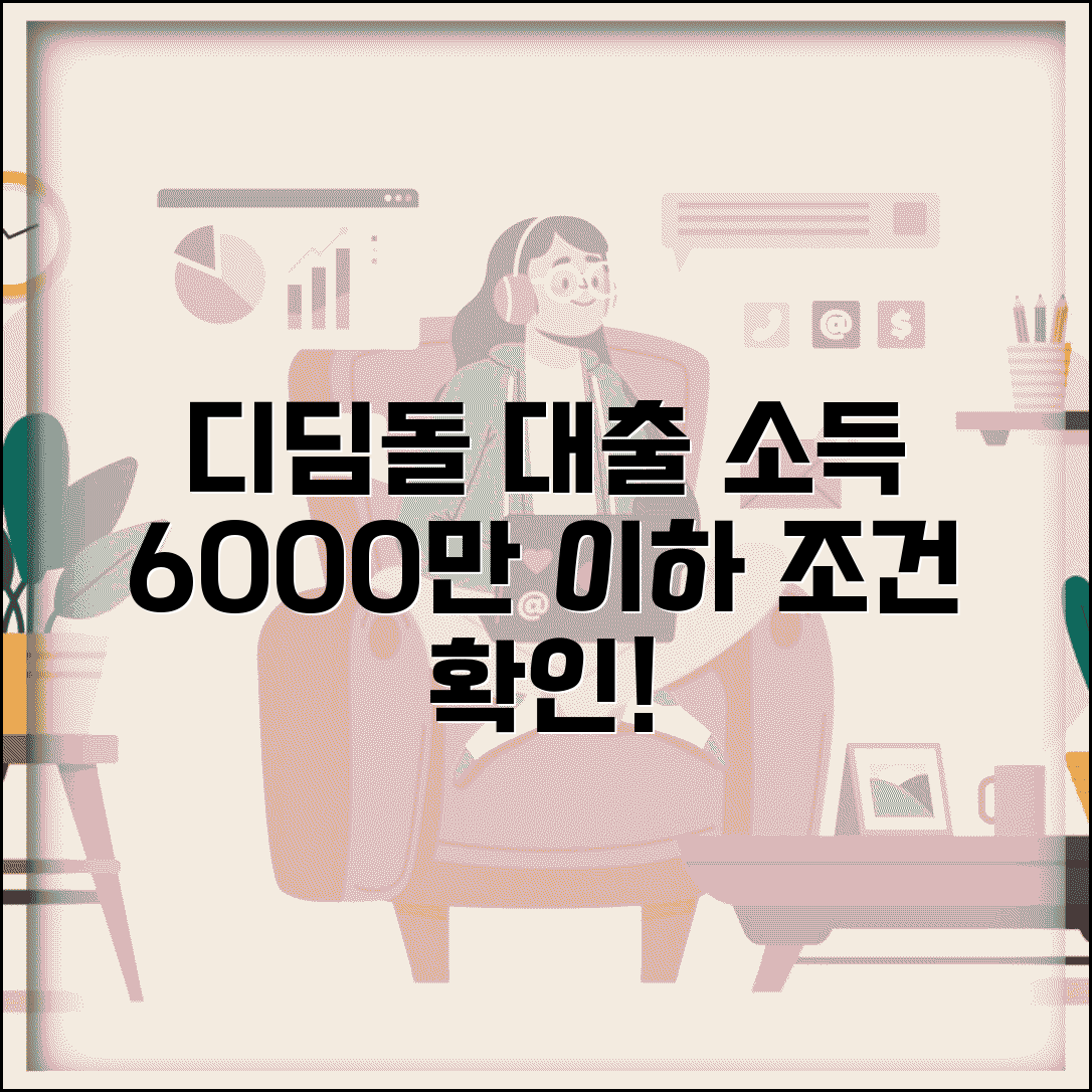 디딤돌대출 소득 기준 한도 | 디딤돌 대출 소득 6000만원 이하
