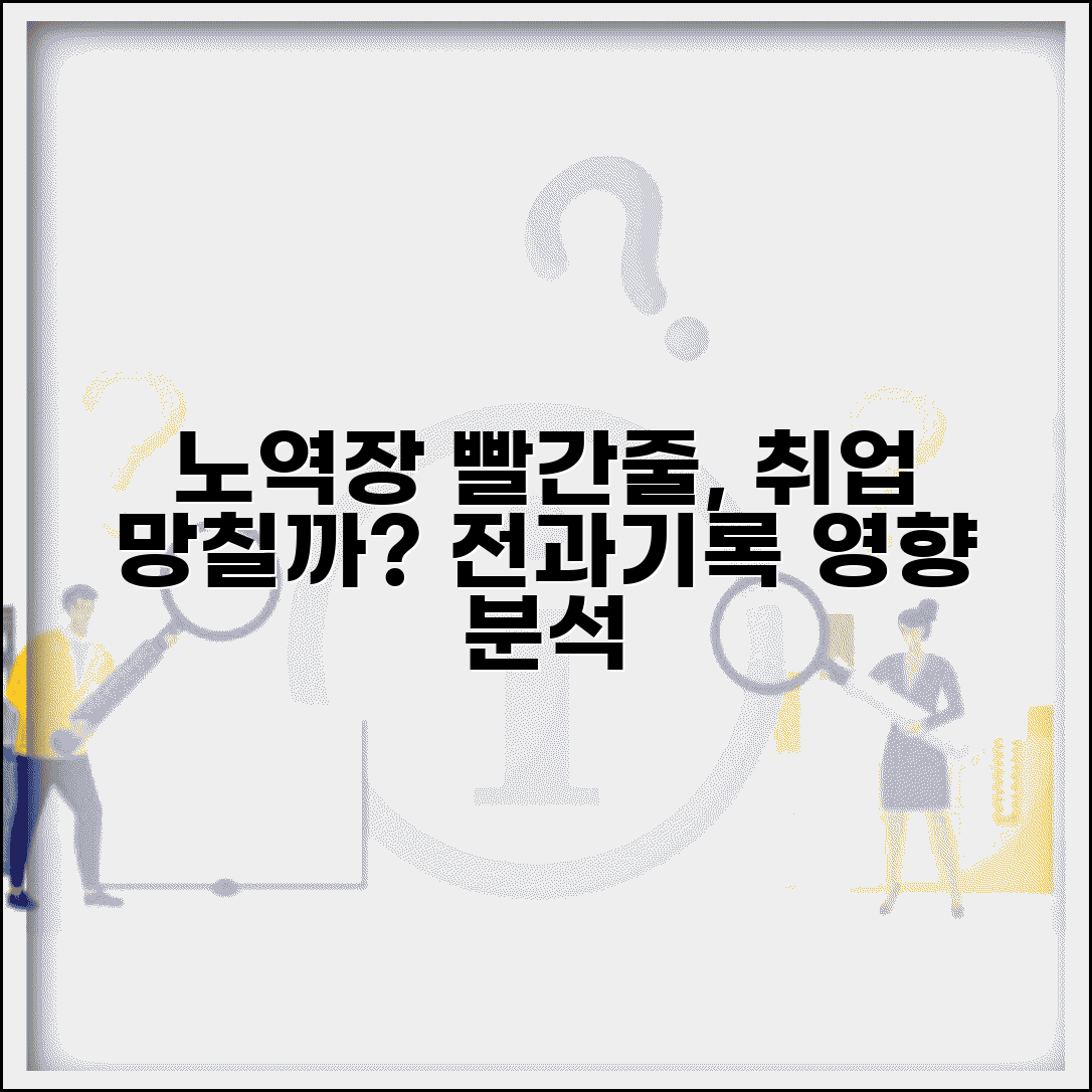 노역장 빨간줄 의미와 영향 | 전과기록이 취업에 미치는 결과