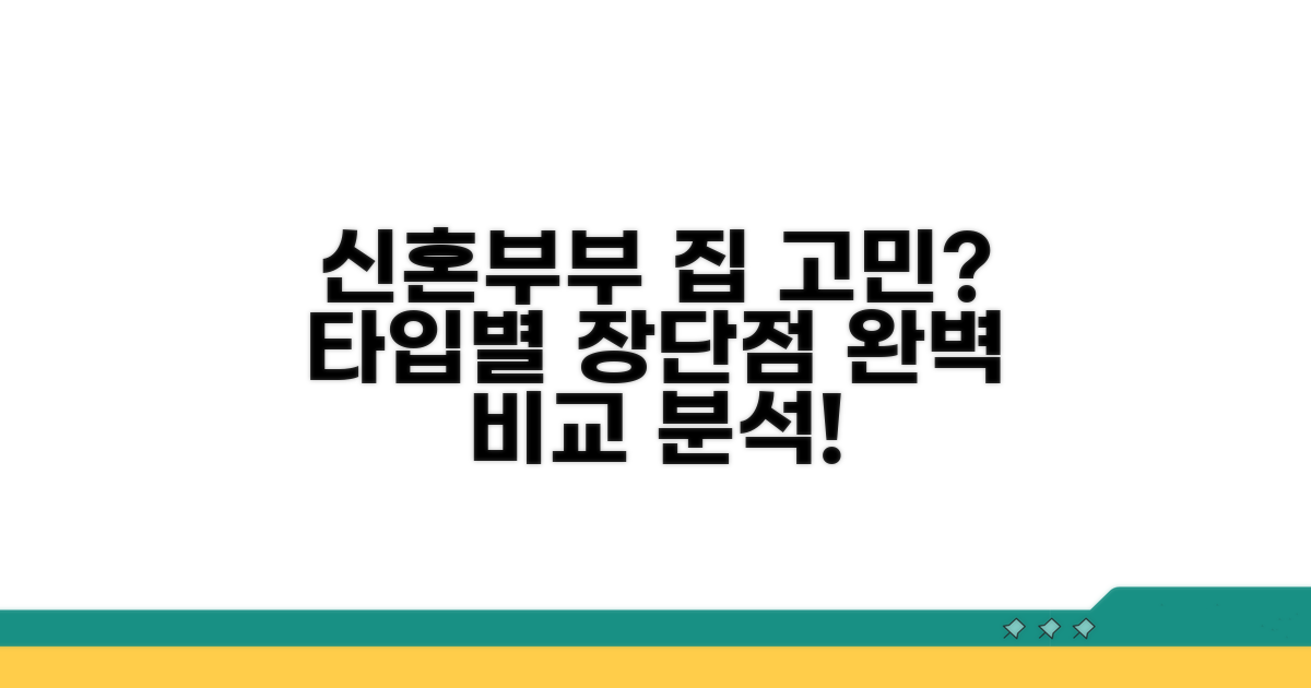 신혼부부 주택 유형 완벽 비교