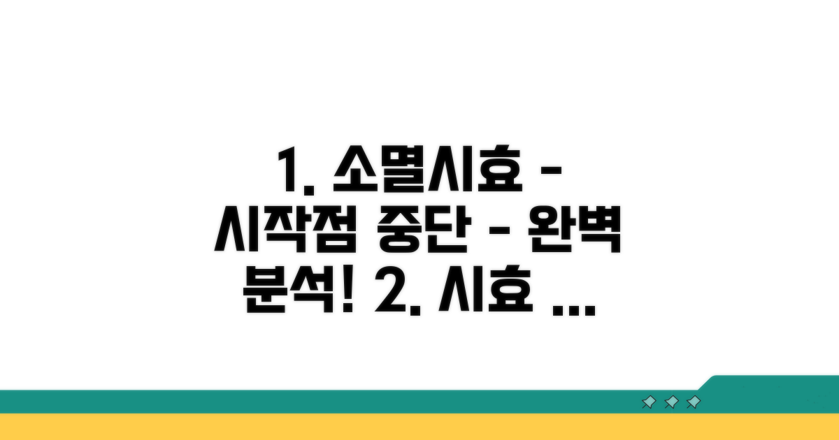 소멸시효, 시작점과 중단 사유 완벽 분석