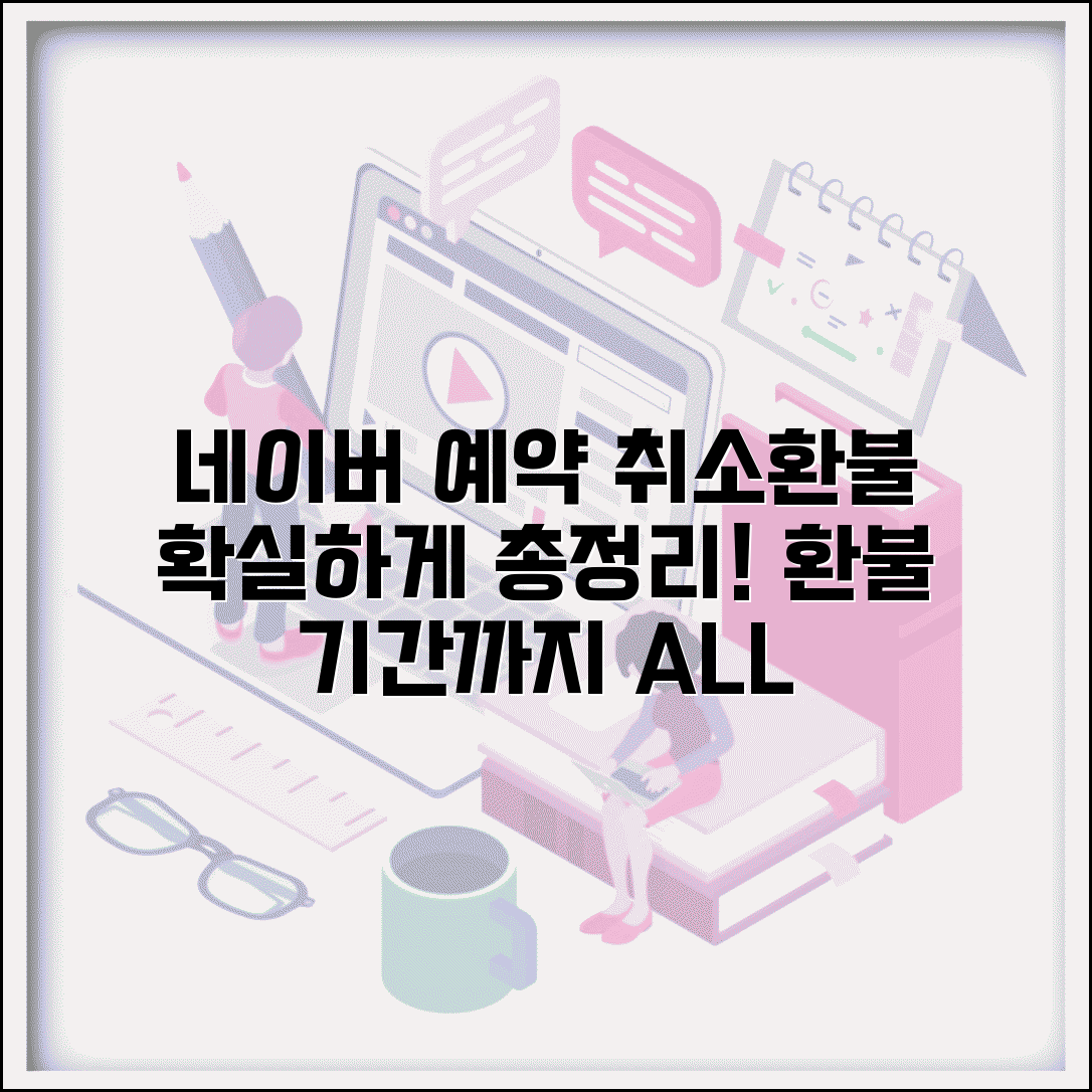네이버 예약 취소 환불 정책 | 예약 서비스 취소 시 결제 취소 및 환불 처리 기간 완벽 정리