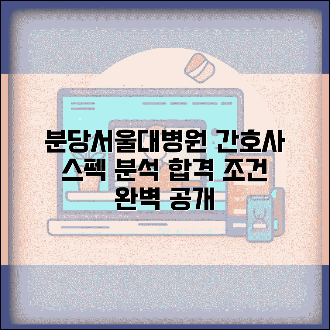분당서울대병원 간호사 스펙 정보 | 채용 조건 및 자격 요건 완벽 분석