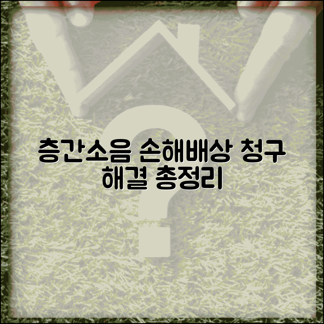 아파트 층간소음 손해배상 | 윗집 피해 손해배상 청구 및 분쟁조정 신청 방법 총정리