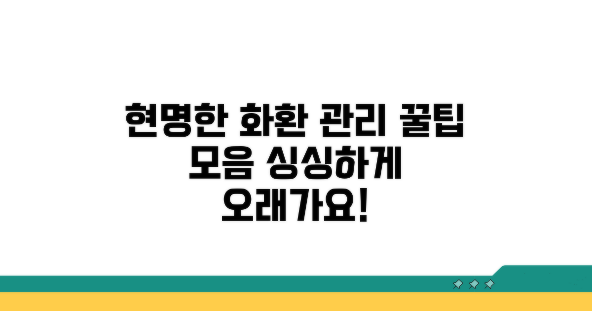 현명한 화환 관리 꿀팁