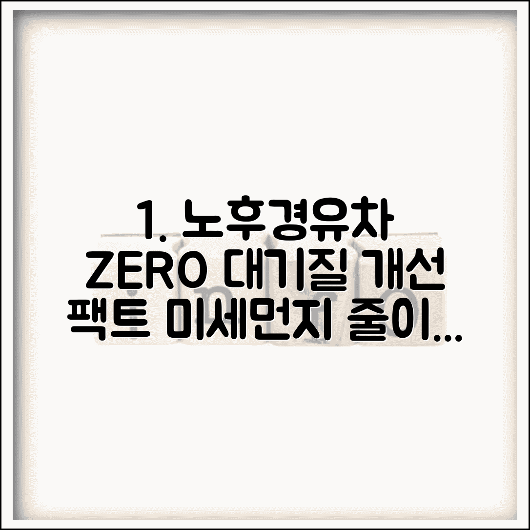 노후경유차 대기환경개선 효과 | 미세먼지 저감 현황 및 방법 총정리