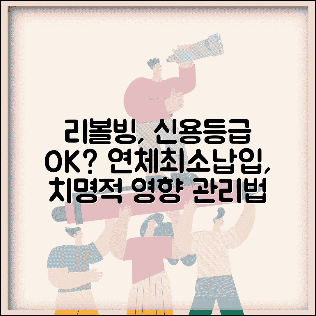 신용카드 리볼빙 이용하면 신용등급 떨어지나요 | 리볼빙, 연체, 최소납입금 신용평가 영향 및 관리법