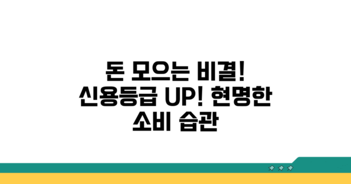현명한 소비와 신용등급 지키는 법