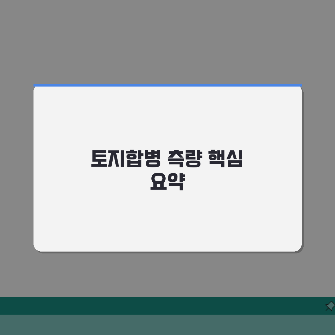 토지합병 측량 공부정리 | 토지합병 후 지적공부 정리 절차 총정리: 5가지 핵심 사항