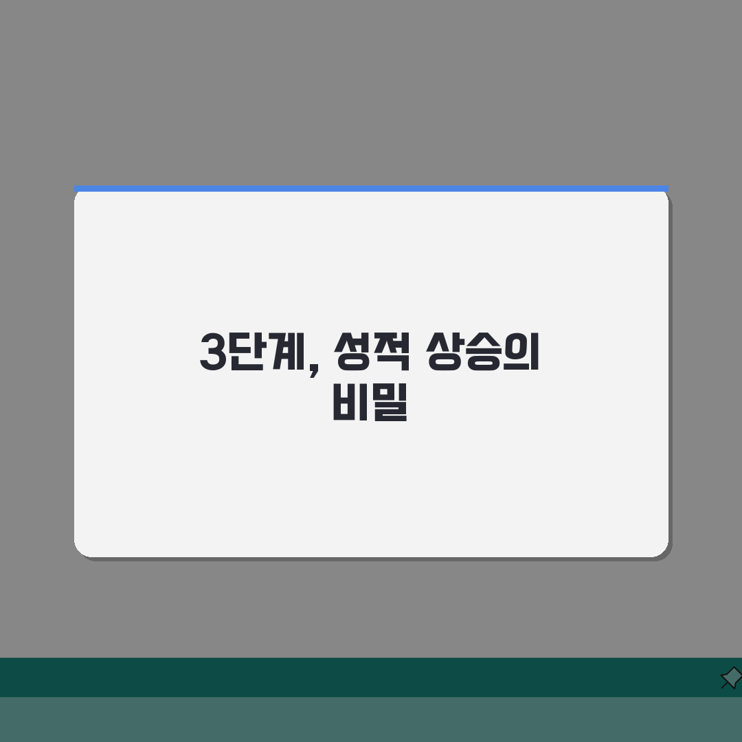 영독학원 대치동 성적향상후기: 등급상승 학습효과 합격사례 3단계 분석
